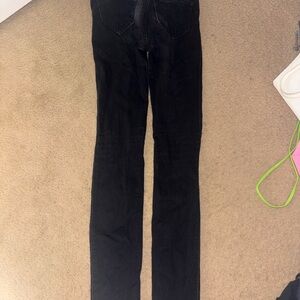 Hollister Women's Straight Leg Black Jeans